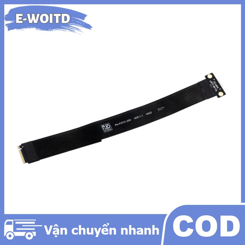 E-WOITD M.2 NVME To Oculink 4i Extension Cable For SSD Graphics Card M2 M Key To SFF-8611 SFF-8612 A