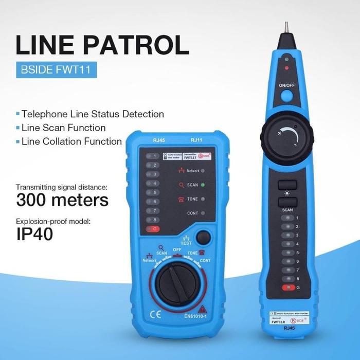 FWT11 NETWORK WIRE TRACKER RJ45 LAN CABLE TESTER LOCATOR FWT-11 KABEL Harga  370,000 Ringgit*Penghantaran Percuma