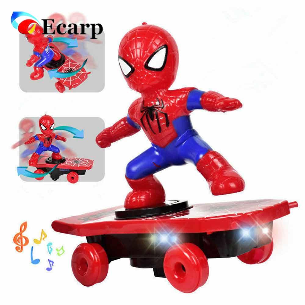 Người nhện điện scooter đồ chơi trẻ em trượt ván với độ 360 độ S35