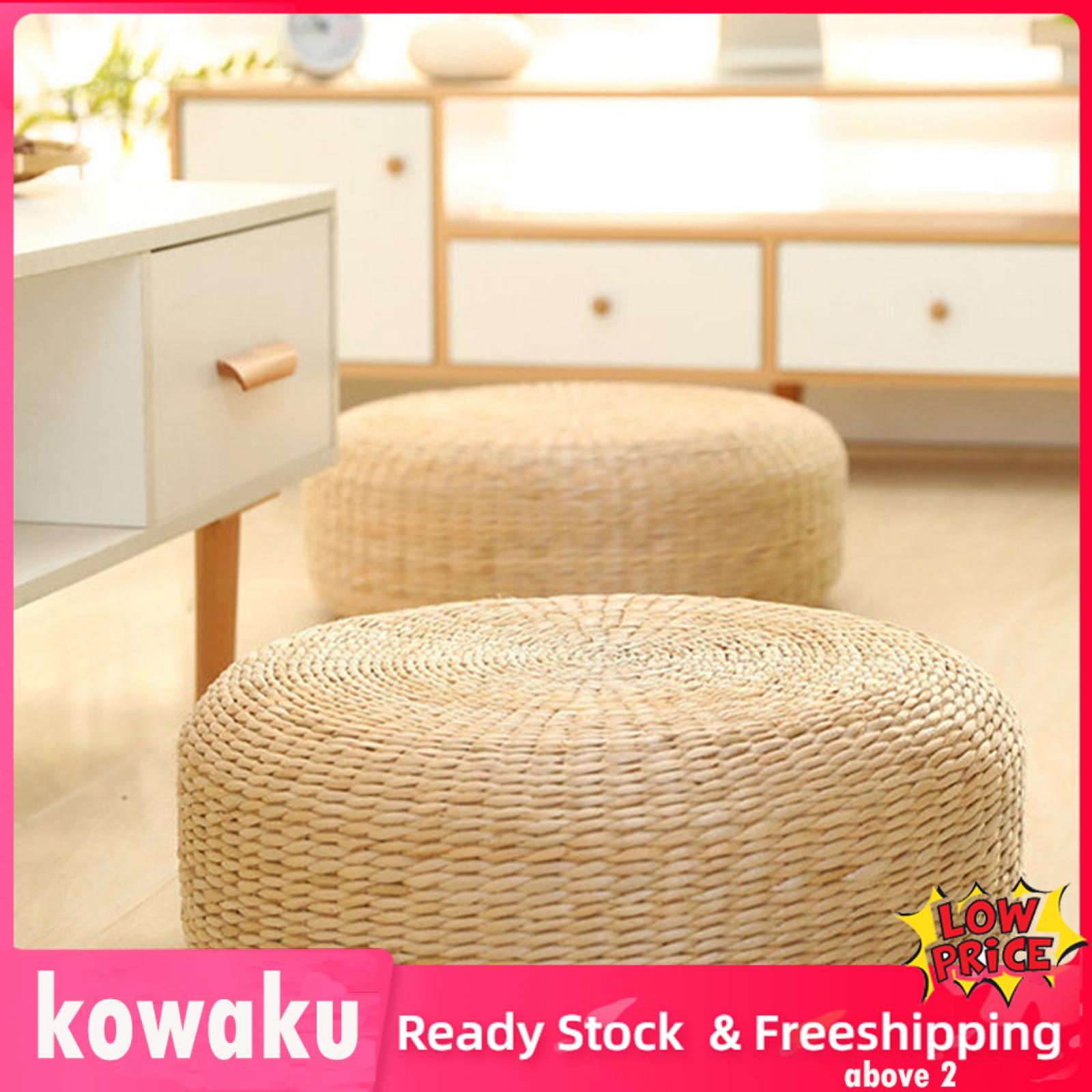 Kowaku gối đệm ghế phong cách Nhật Bản đệm Thiền làm bằng tay Gối Đệm Ghế Tatami mộc mạc cho trà đạo phòng