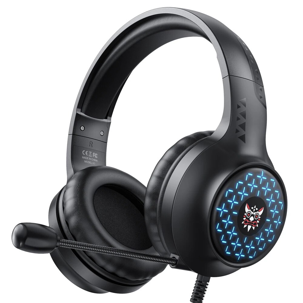 Cho PS4 PS4 PS4 Xbox Máy Tính người chơi game trên máy tính Tiếng Ồn tai nghe stereo Hifi Tai nghe có đèn Led Bass Có Dây Với Gamer 3.5Mm Tai Nghe