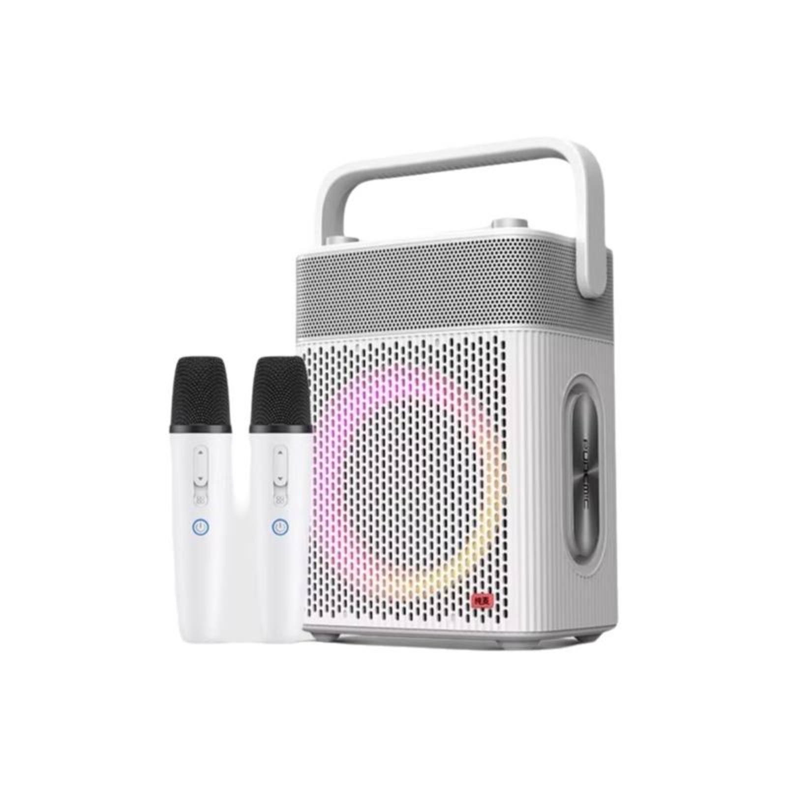Speaker, Portable Karaoke Speaker with Microphone, Waterproof, Long Battery Life, TWS Pairing, Suitable for Home, Parties, and Outdoor Camping