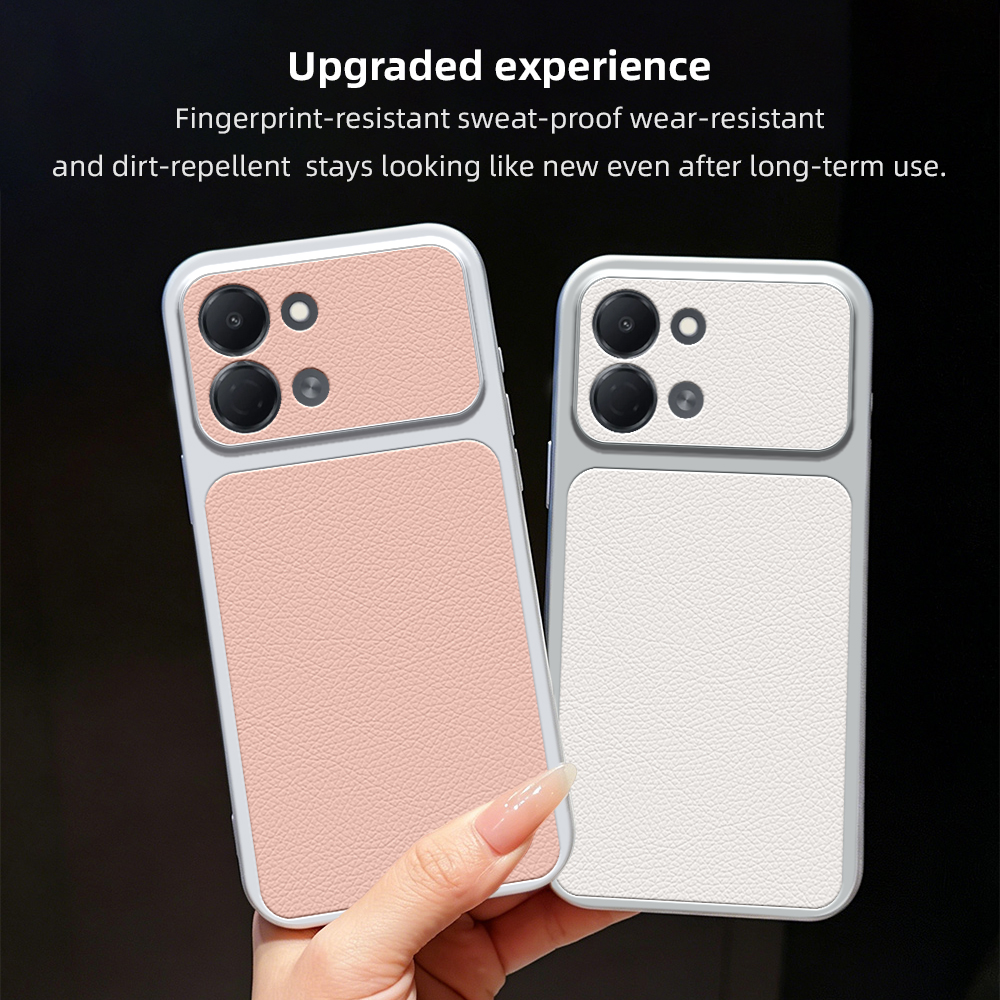 For Tecno Spark Go 3 KN3 Case PU Leather Shockproof Phone Cover TPU Soft Silicone Anti-Fingerprint Sweat-Proof Protection Back Casing
