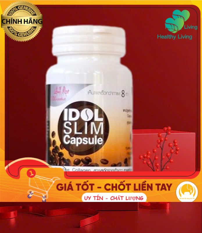 [CHÍNH HÃNG] Idol Slimming Garcinia Coffee – Viên Uống Giảm Cân Chiết Xuất Cà Phê & Quả Bứa (Hộp 15 Viên) GCHT1