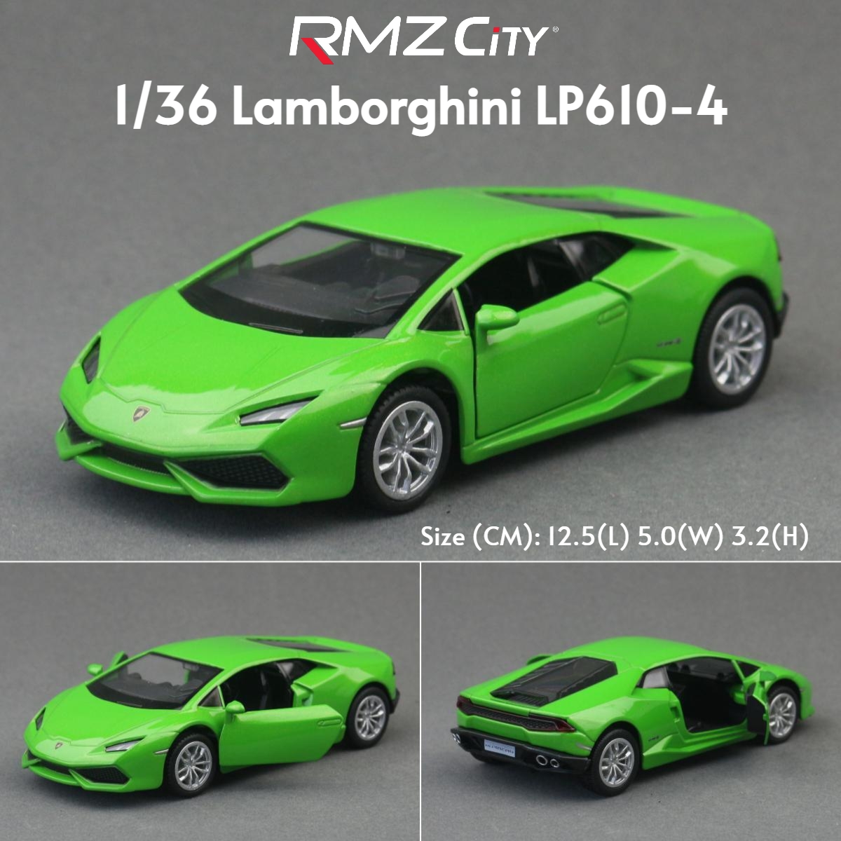 1/36 Lamborghini Super Sport Toy Car Model For Children Diecast Metal Miniature Pull Back Collection Gift Kid Boys - 9