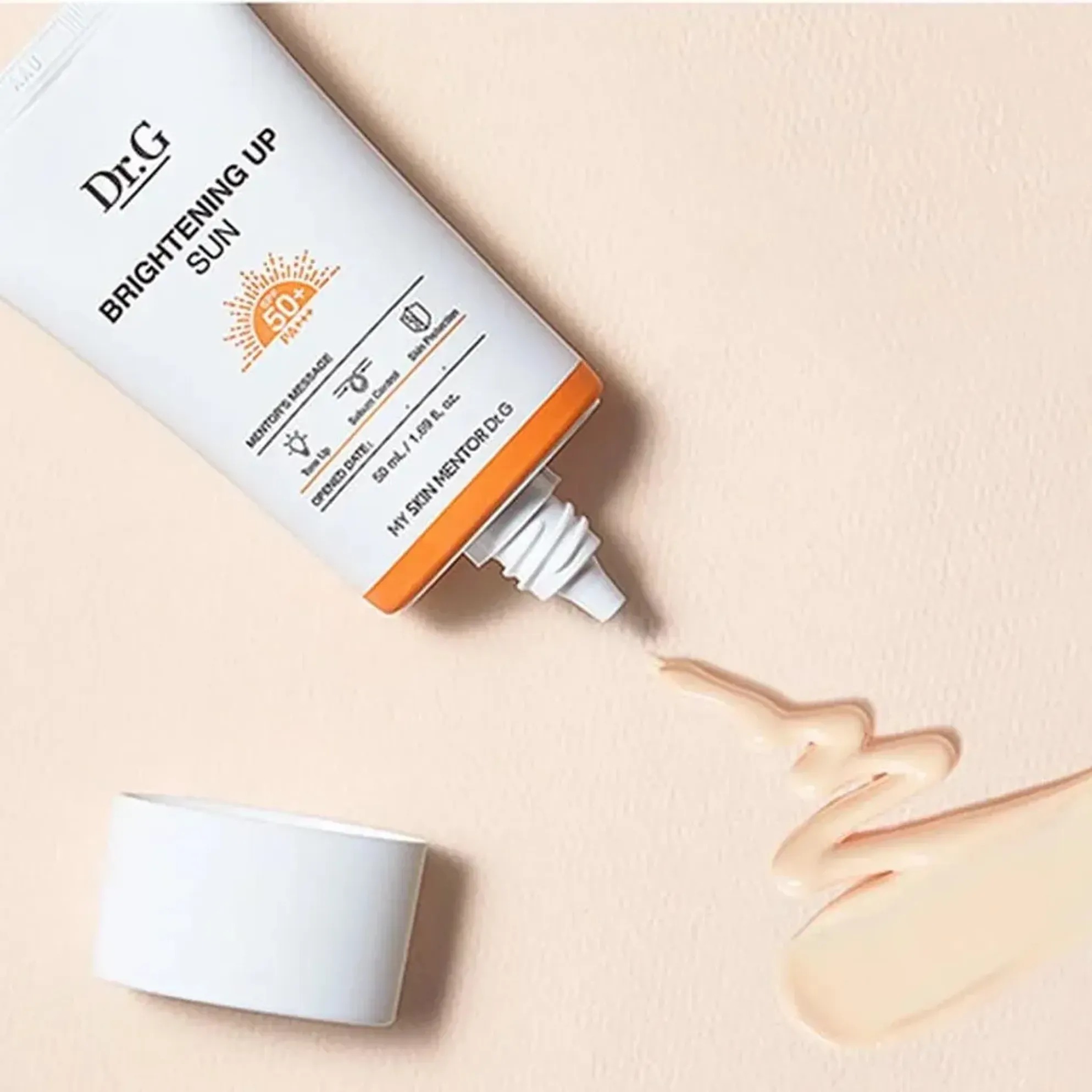 Kem Chống Nắng Làm Sáng Da Dr.G Brightening Up Sun SPF 50 Pa+++ (màu cam) - H.E.E COSMETIC