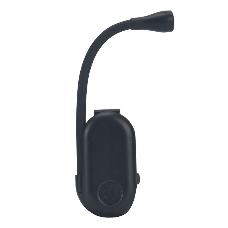Mini Book Reading Light LED Flexible Neck Reading Lamp Sturdy Dorm Bedside Reading Lamp Eye-Care Clip-On Reading Light