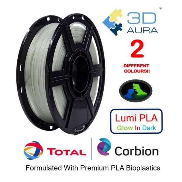 ✌◊❖  3D AURA Luminous PLA 3D Printer Filament 1.75mm 500g Singapore