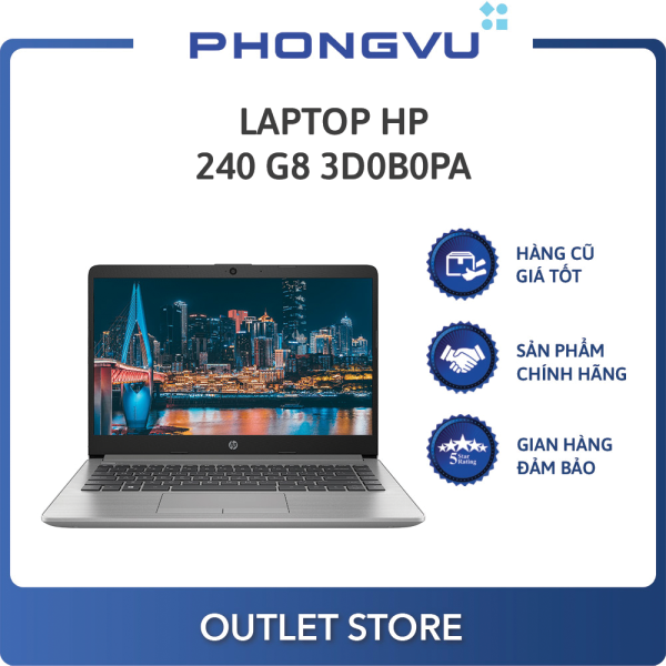 Bảng giá Laptop HP 240 G8 (3D0B0PA) (i5-1135G7) (Bạc) - Laptop cũ Phong Vũ
