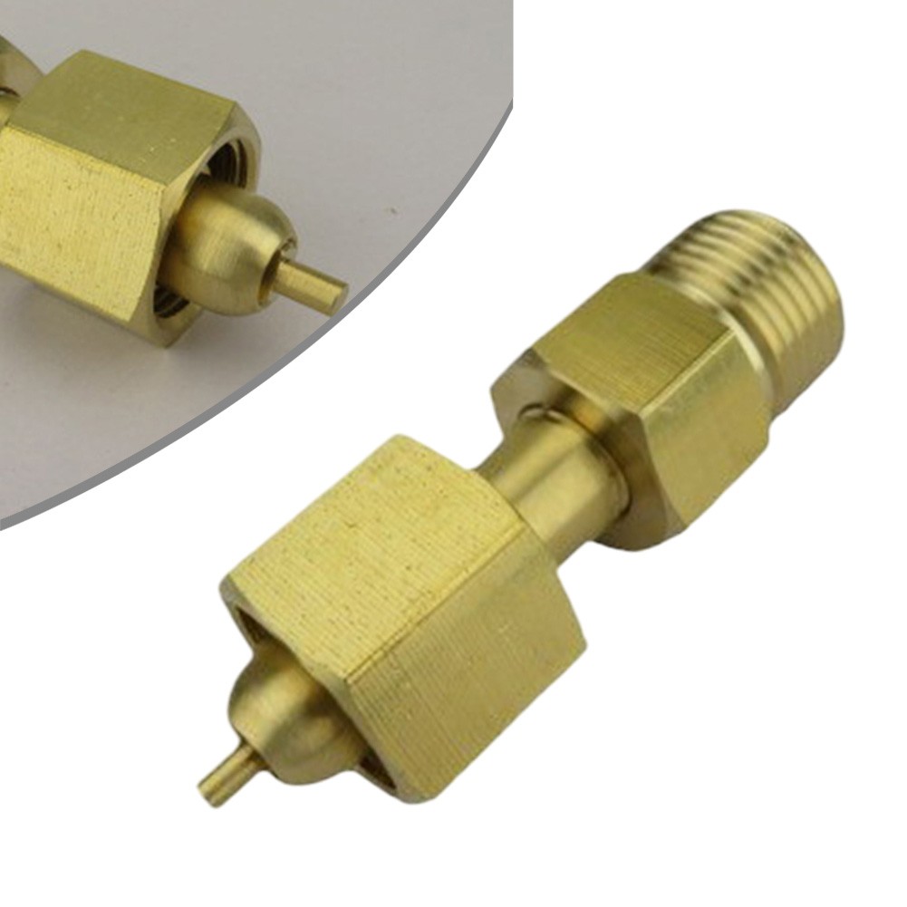 Van áp suất thép nối G58 Bộ chuyển đổi ống với kim vòi cho xe tăng