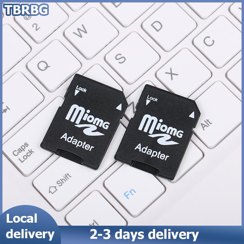 TBRBG Local Delivery 5pcs Micro SD Trans Flash TF để SD SD HC Bộ chuyển đổi thẻ nhớ chuyển đổi màu đen