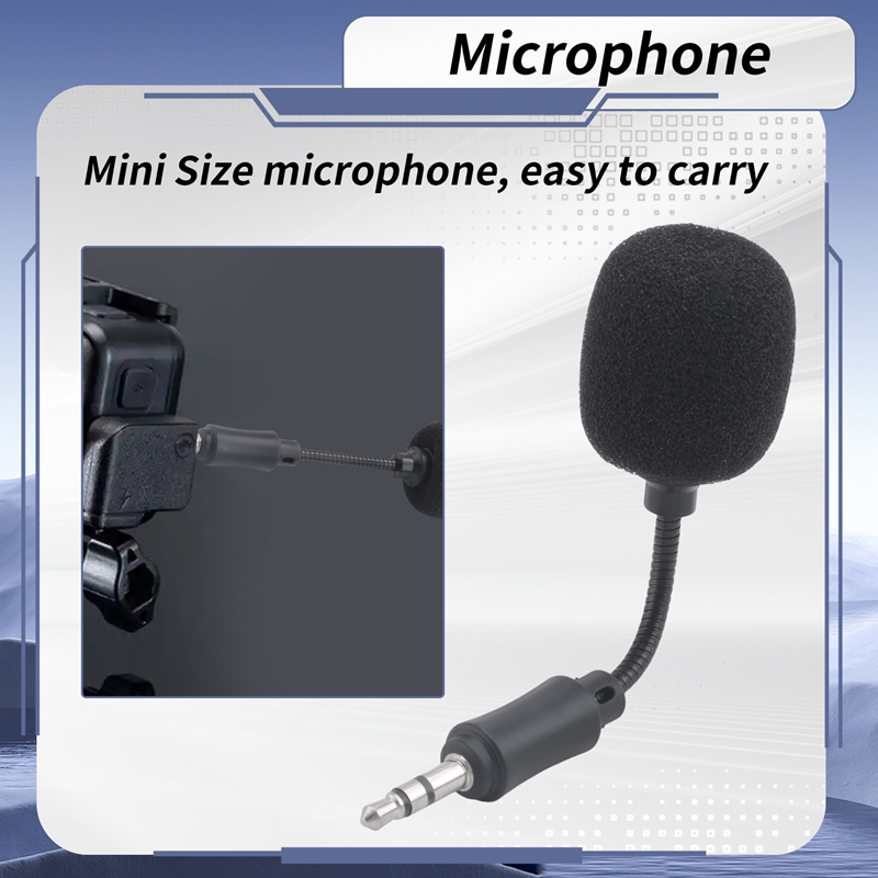 【EXCLUSIVE!】 <br>3.5mm Mini Microphone In-Line Three Poles Short Microphone for Pocket Action Camera