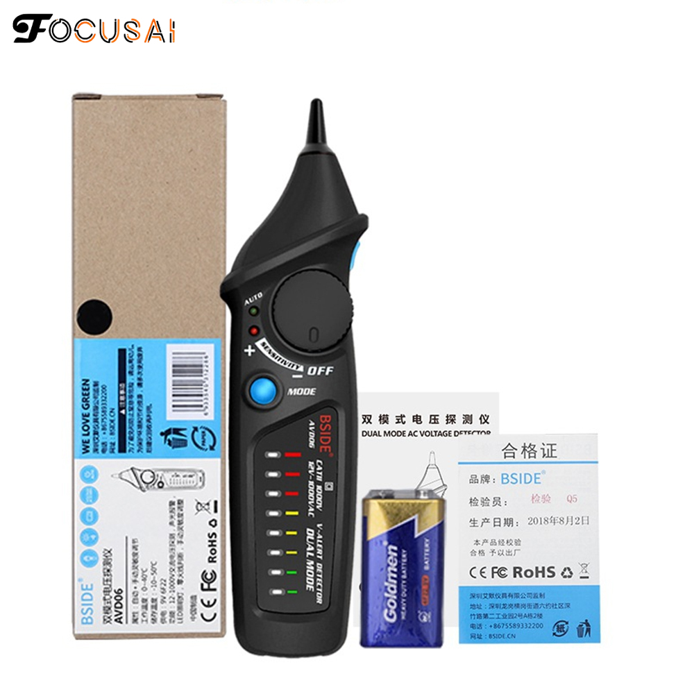 Bút kiểm tra focusai bside avd06 Bút kiểm tra thông minh không kiểm tra tiếp xúc Bút kiểm tra Bút thử cảm ứng Bút kiểm tra