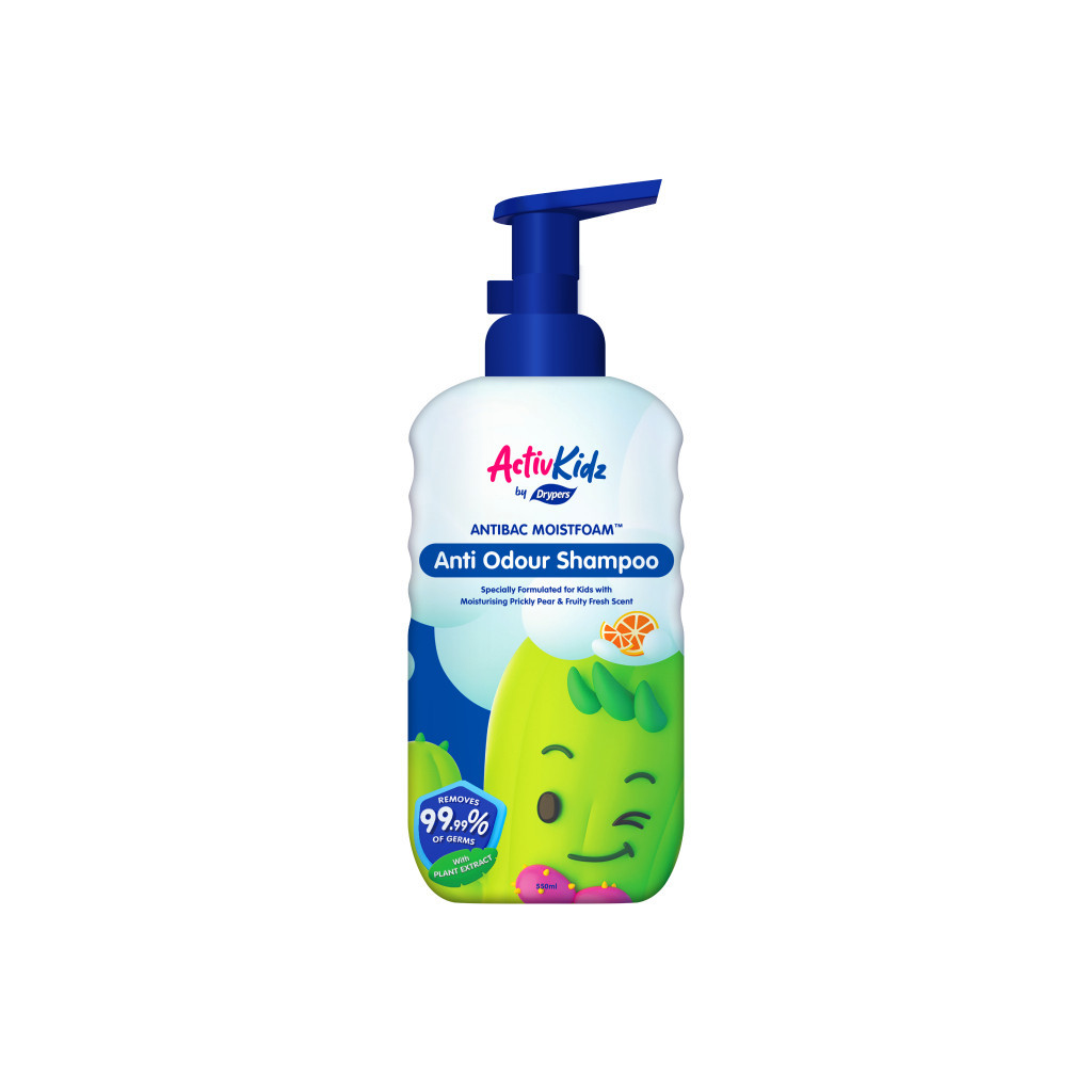 DRYPERS Activ Kids Antibacterial Detangling Anti Odour Shampoo 550ML