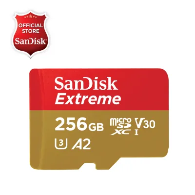 SanDisk Extreme A2 64GB/128GB/256GB/400GB/512GB/1TB microSD / microSDXC UHS-I U3 V30 (Up to 160MB/s Read) Memory Card SDSQXA2 / SDSQXA1
