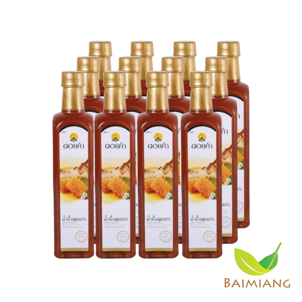 Baimiang [ยกลัง] ดอยคำ น้ำผึ้งดอกลำไย 100% ขนาด 770 กรัม (40685-12) ร้านใบเมี่ยง - DHL ราคา 2,293 บาท*ส่งฟรี