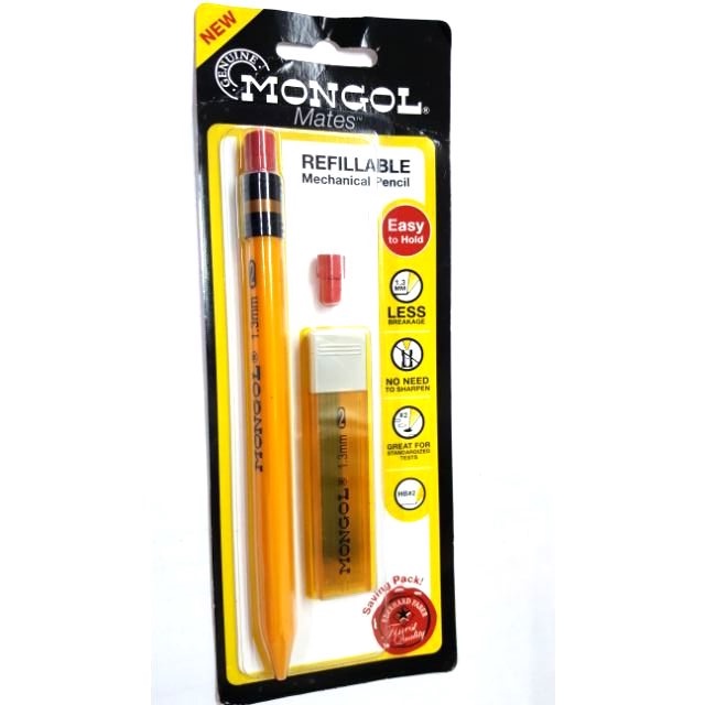 [FPS BACK ONLINE] MONGOL REFILLABLE MECHANICAL PENCIL SET