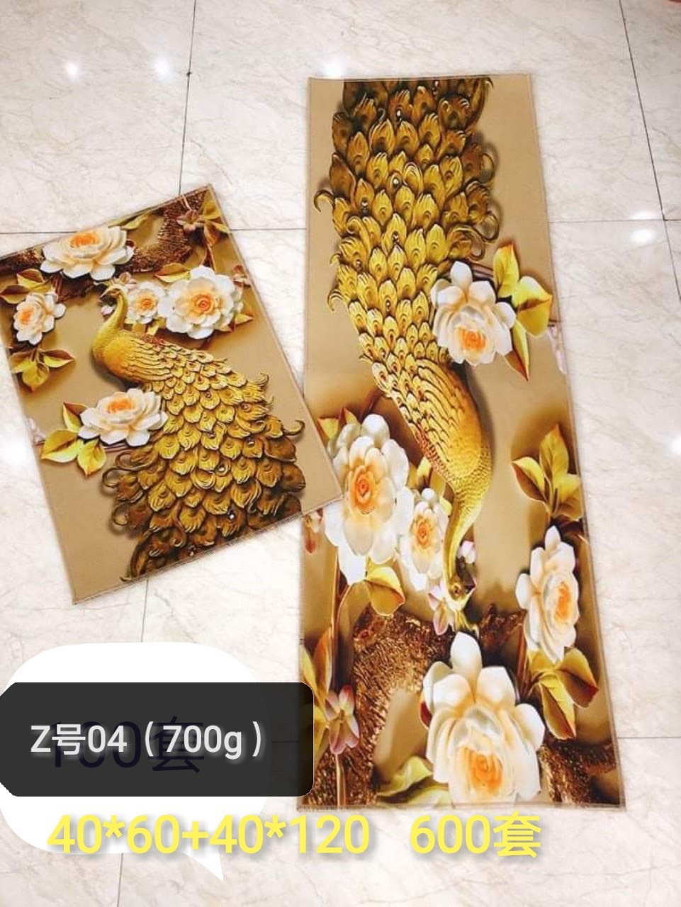 Thảm bếp sunzin cao cấp hiện đại 2 tấm chống trượt dày hút nước màu sắc sang trọng - bộ thảm trải bếp 3d chất liệu bali thảm nhà bếp tpkm