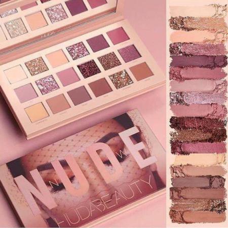 BEST- Huda Beauty The Nude 18 Color Eyeshadow Palette