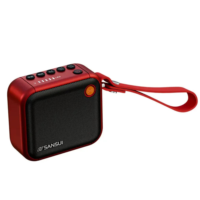 New Sansui F39 Portable Radio Wireless Bluetooth Speaker HIFI Stereo Surround Bass TF Card USB BT Mo