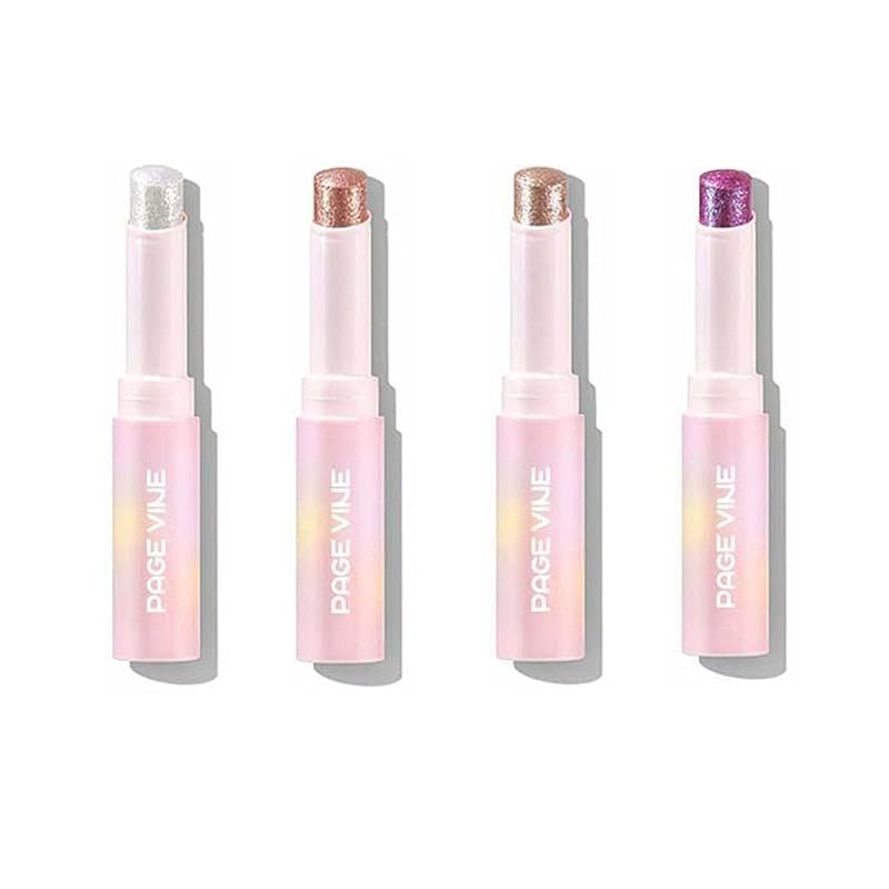 Dau Dau 6 cây bút kẻ mắt và phấn mắt dạng thỏi Crystal Jelly Glaze, kèm cọ tán, dễ tán, lâu trôi, lấp lánh. - 8