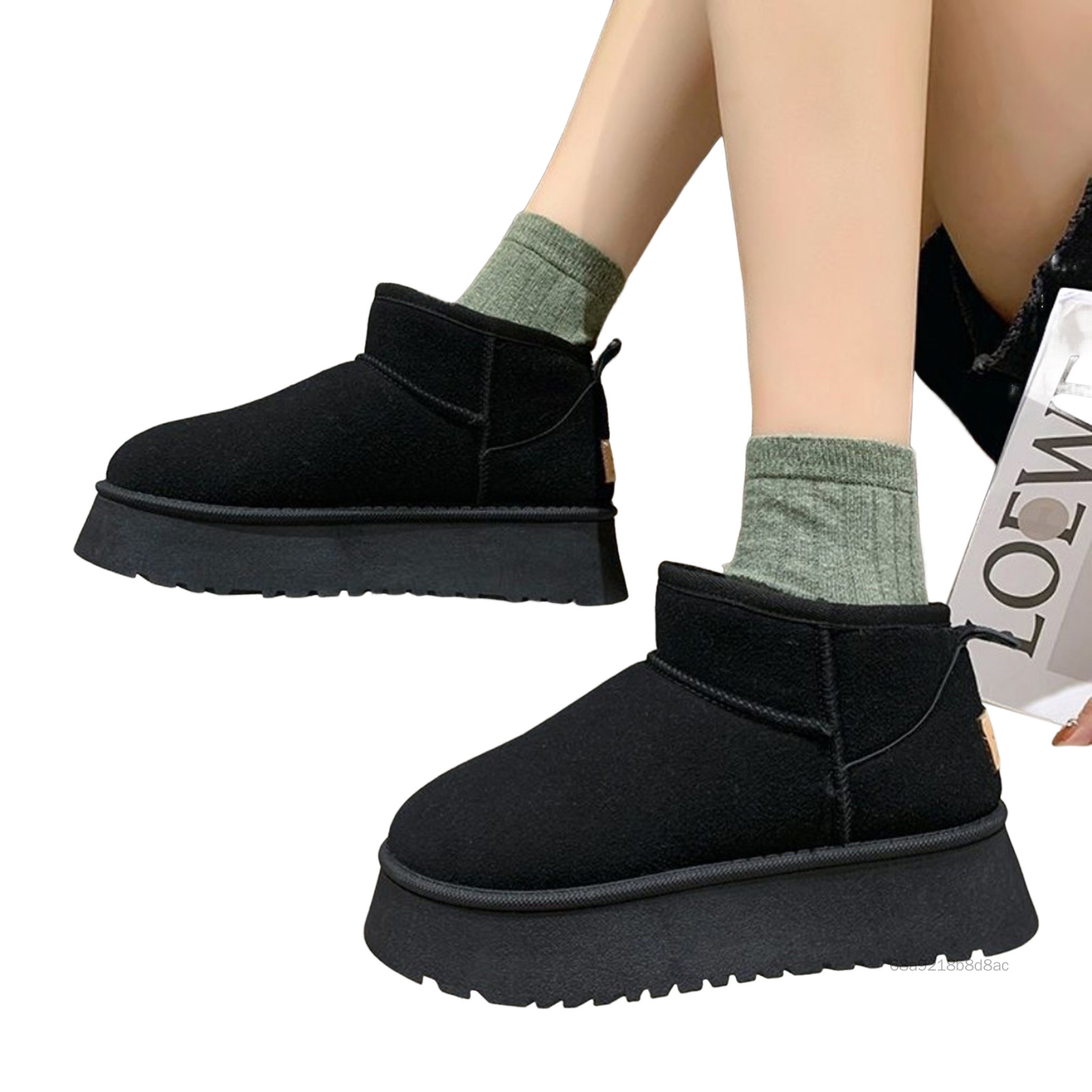 Ladies sang trọng Booties Snow Booty Boots thoáng khí Boots ấm áp cho việc mua sắm du lịch kinh doanh hẹn hò 5LA-zlz-VN