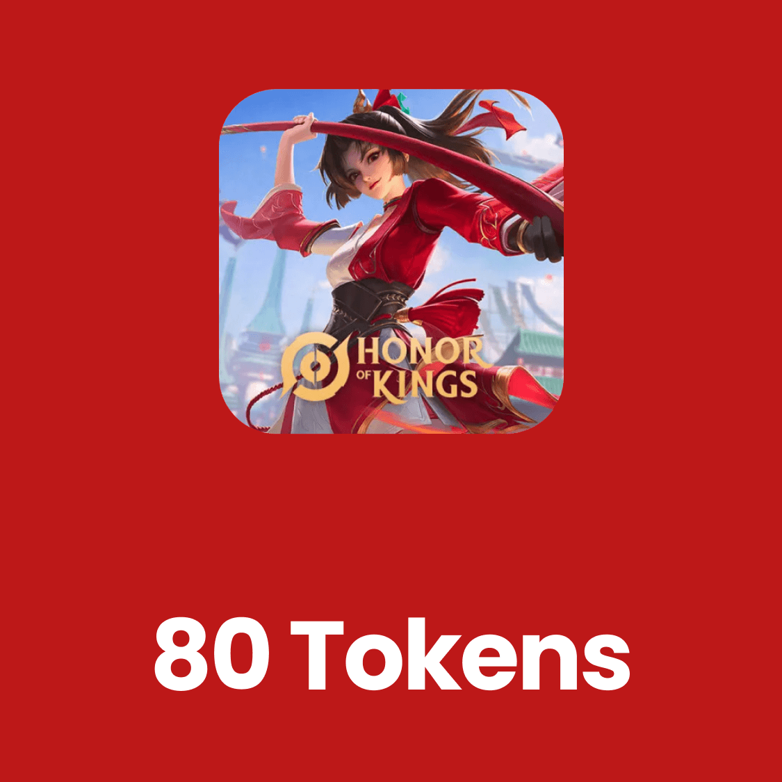 Honor of Kings 80 Tokens ราคา 34 บาท*ส่งฟรี