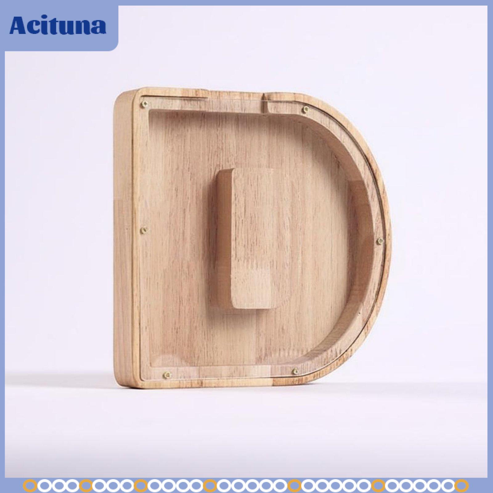 Custom Child Piggy Bank Wooden Letter Savings Box Money Storage Box for Kids Bedroom Nursery ราคา 1,702 บาท*ส่งฟรี