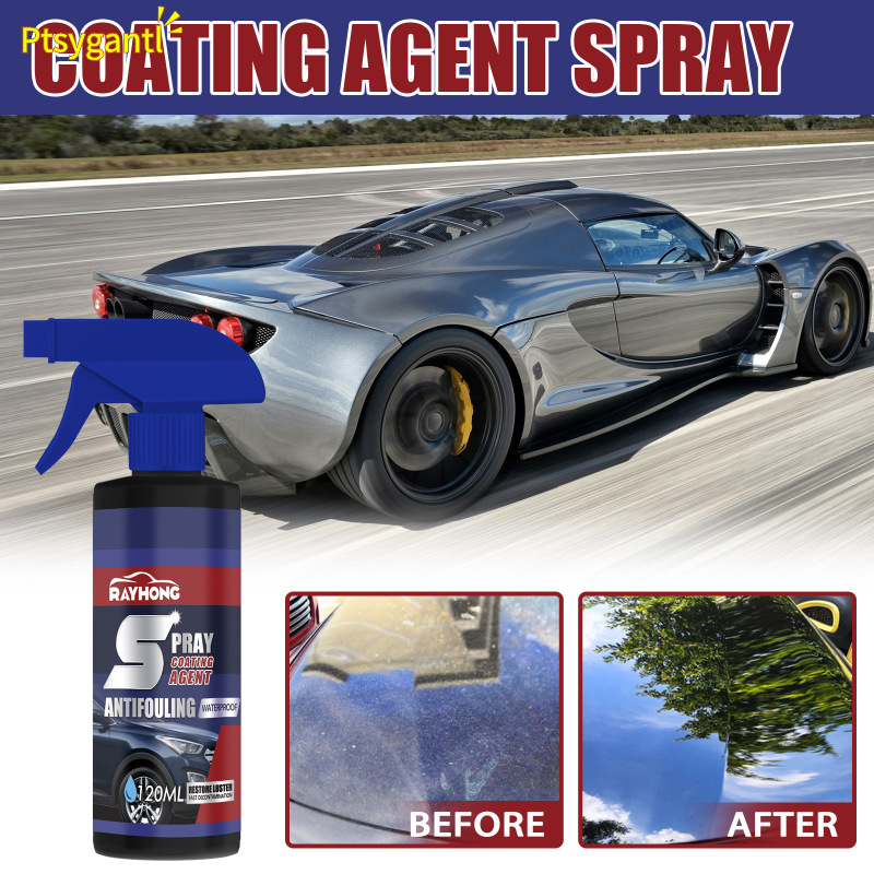 Ptsygantl Rayhong Car Coating Spray Paint Surface Repair Maintenance Brightening Auto Polishing Spraying Supplies