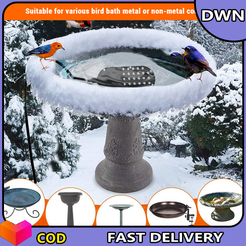 250W Utility De-Icer, Bird Bath Heater, Chicken Water Heater, Submersible Cast Aluminum Thermostatic Control Birdbath Deicer For Outdoors In Winter ราคา 819 บาท*ส่งฟรี