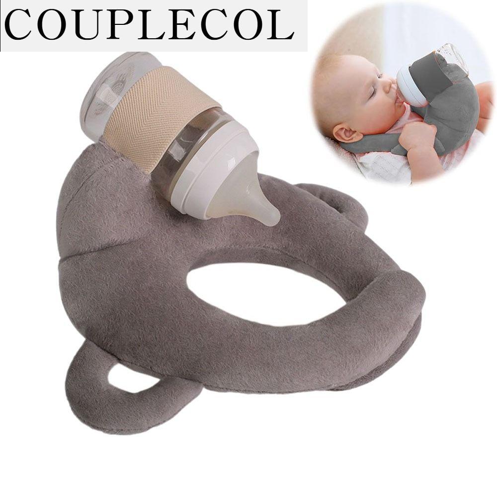 COUPLECOL ปรับได้ ที่วางขวดนมสำหรับเด็กที่ให้อาหารเอง แฮนด์ฟรี 2 ที่จับด้านข้าง ที่เก็บขวดนมสำหรับทารก แบบพกพา สายรัดสำหรับจุกนมเด็ก หมอนรองให้อาหารทารก ดูแลทารก ราคา 264 บาท*ส่งฟรี
