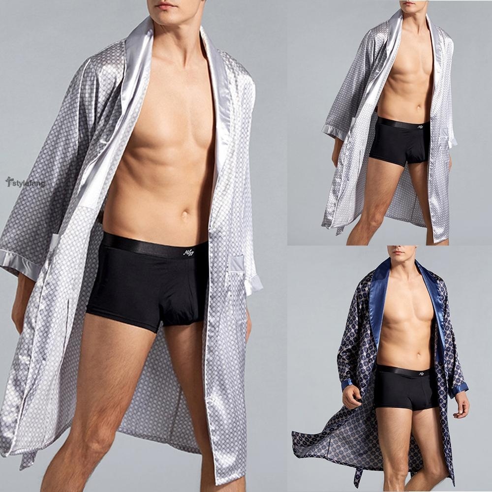 COD DSGRTYTRYTR Áo ChoàNg Ngủ Kimono Sang TrọNg Cho Nam