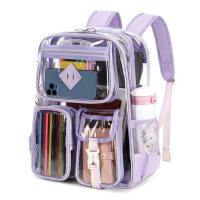 【THREE DAY DELIVERY】Transparent Schoolbag Large Capacity Versatile Computer Bag Waterproof Adjustable Strap Shopping Bag