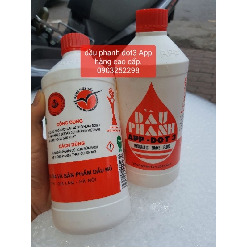 Dầu phanh dot 3 APP (dầu thắng ) 1kg ô tô, máy công trình