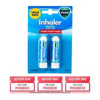 Nasal Decongestant Vicks Inhaler 2x 0.5ML