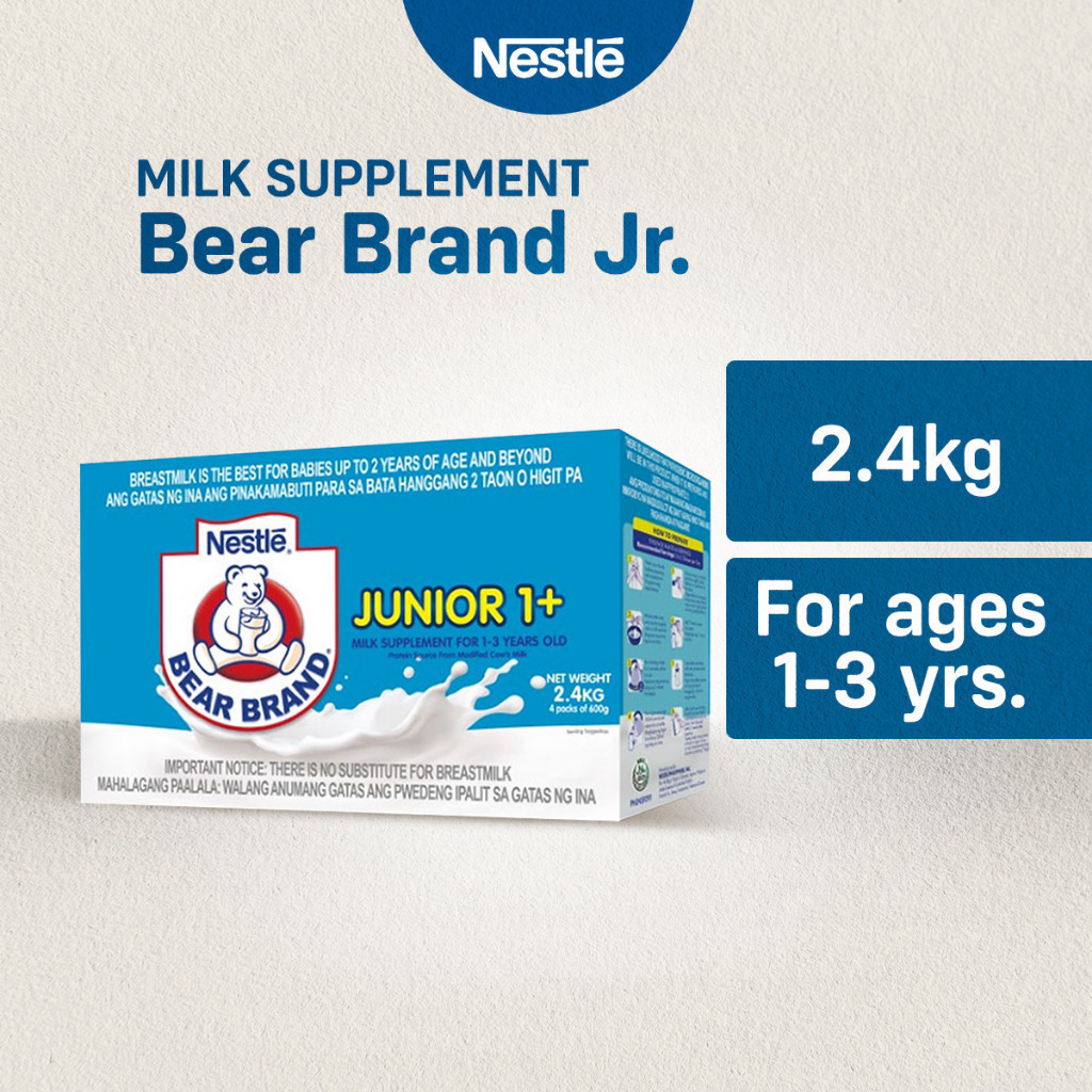 Bear Brand Junior Milk Supplement for Children 1-3 Years Old 2.4kg