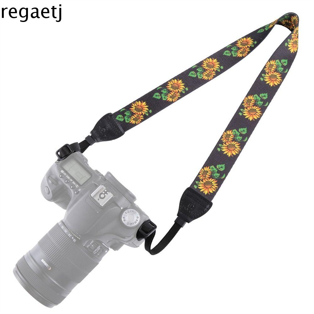REGAETJ Cổ điển Phụ Kiện máy ảnh Hoài cổ Máy ảnh DSLR Da PU Dây đeo máy ảnh SLR Dây đeo vai máy ảnh Dây đeo máy ảnh Dây đeo cổ máy ảnh
