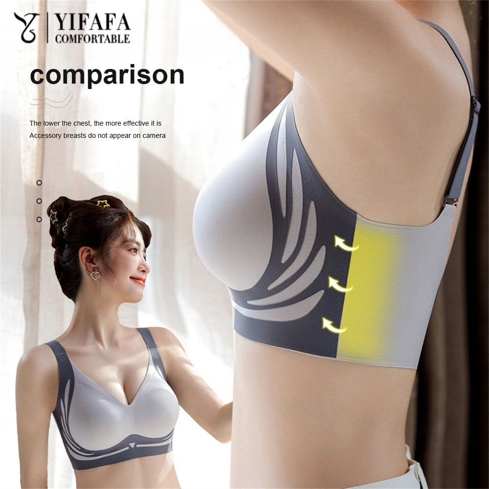 [4/2PCS Push Up Underwear Bra Hide Side Breasts Adjust The Chest Shape Women's Bra Breathable Seamless Lingerie No Steel Ring Bras,Push Up Underwear Bra Hide Side Breasts Adjust The Chest Shape Women's Bra Breathable Seamless Lingerie No Steel Ring Bras,] ราคา 55 บาท*ส่งฟรี