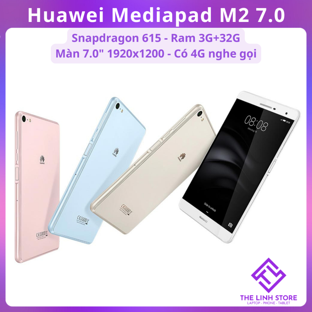 Máy tính bảng Huawei MediaPad M2 7 inch Ram 3G 32G - có 4G nghe gọi