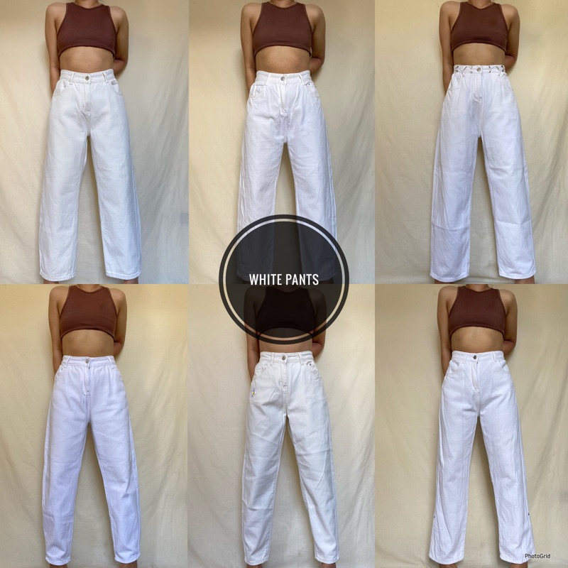 Shop White Top Baggy Pants with great discounts and prices online - Feb  2024
