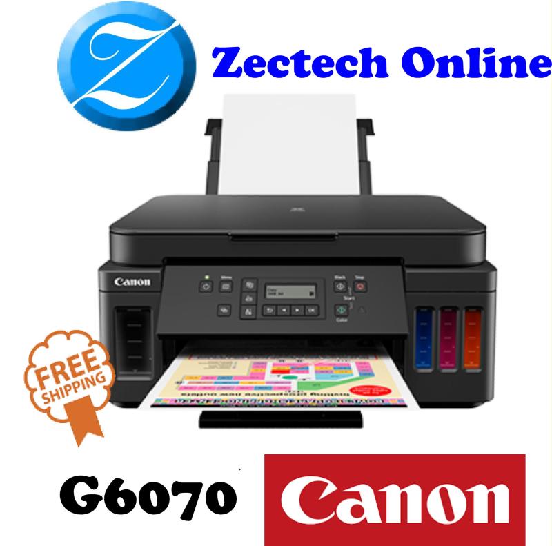 [FAST DELIVERY] Canon PIXMA G6070 Refillable Ink Tank Wireless All-In-One with Fax Inkjet Printer G-6070 G 6070 Colour Printer Colour ink tank printer Singapore