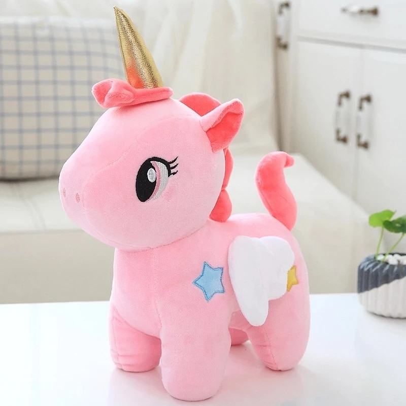 10/20cm Kawaii Kỳ Lân đồ chơi bằng bông Keychain nhồi unicornio búp bê mềm đồ chơi hoạt hình cho trẻ em cô gái trẻ em Quà tặng sinh nhật