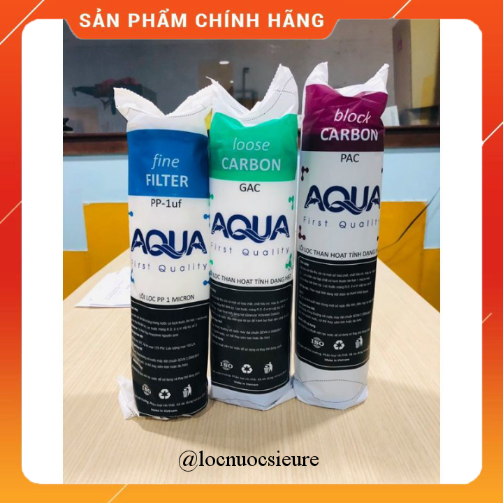 [locnuocsieure] bộ lỗi 1,2,3 thương hiệu AQUA
