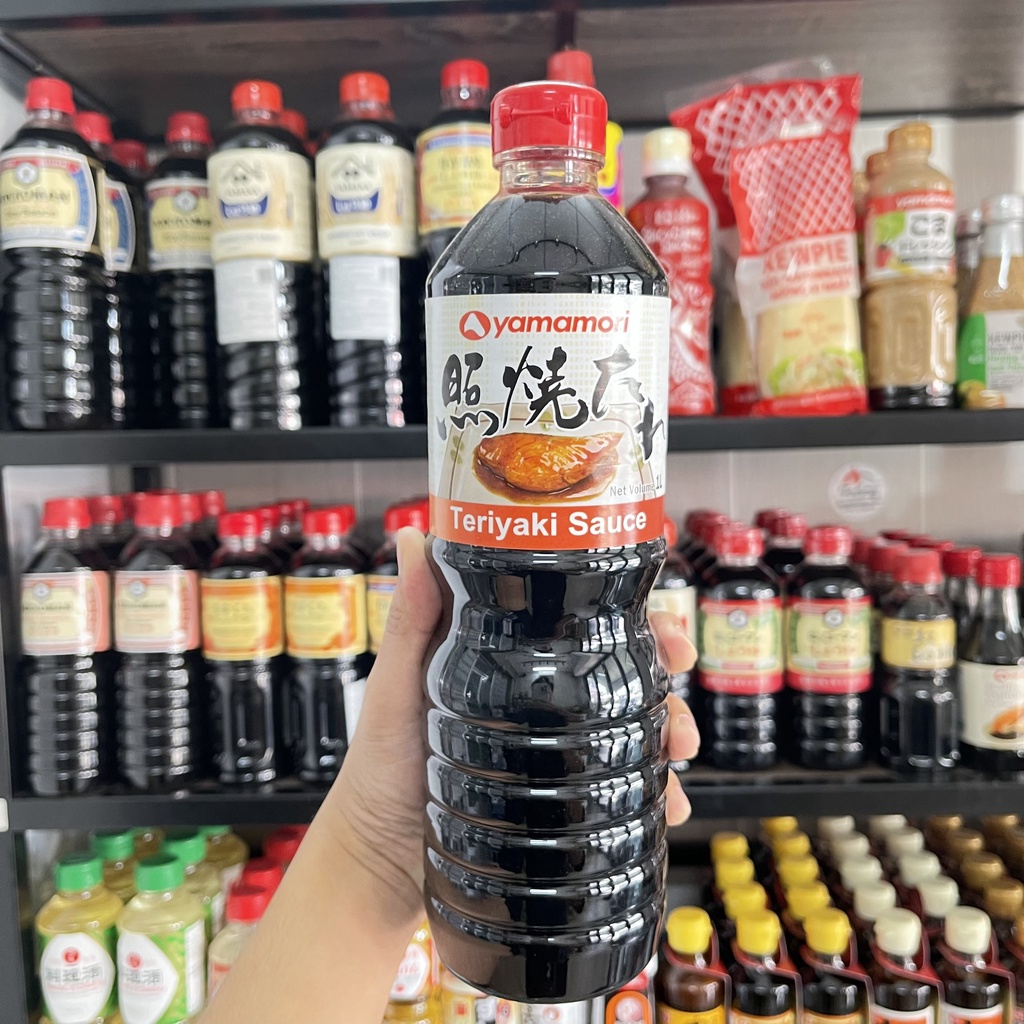 Nước Sốt Teriyaki Sauce (Yamamori) chai 1 Lít - Ướp thịt cá nướng kiểu Nhật Bản