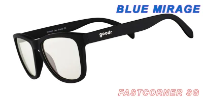 Goodr OG - Modern Day Snake Oil- BLUE MIRAGE - Polarized Sunglasses Lifestyle Sports Running Hiking Shades For Men and Women Sunglasses