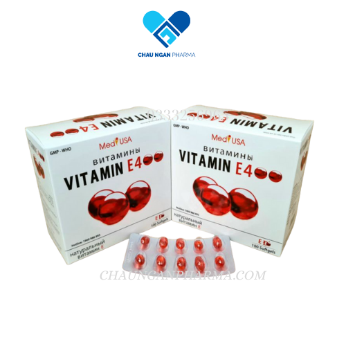 Vitamin e đỏ hộp 100 viên