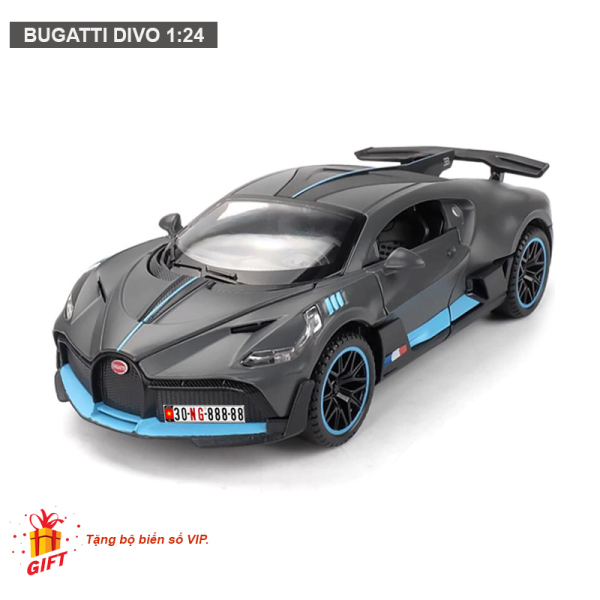Mô hình xe ô tô Bugatti Divo 1:24 [TẶNG BIỂN VIP]