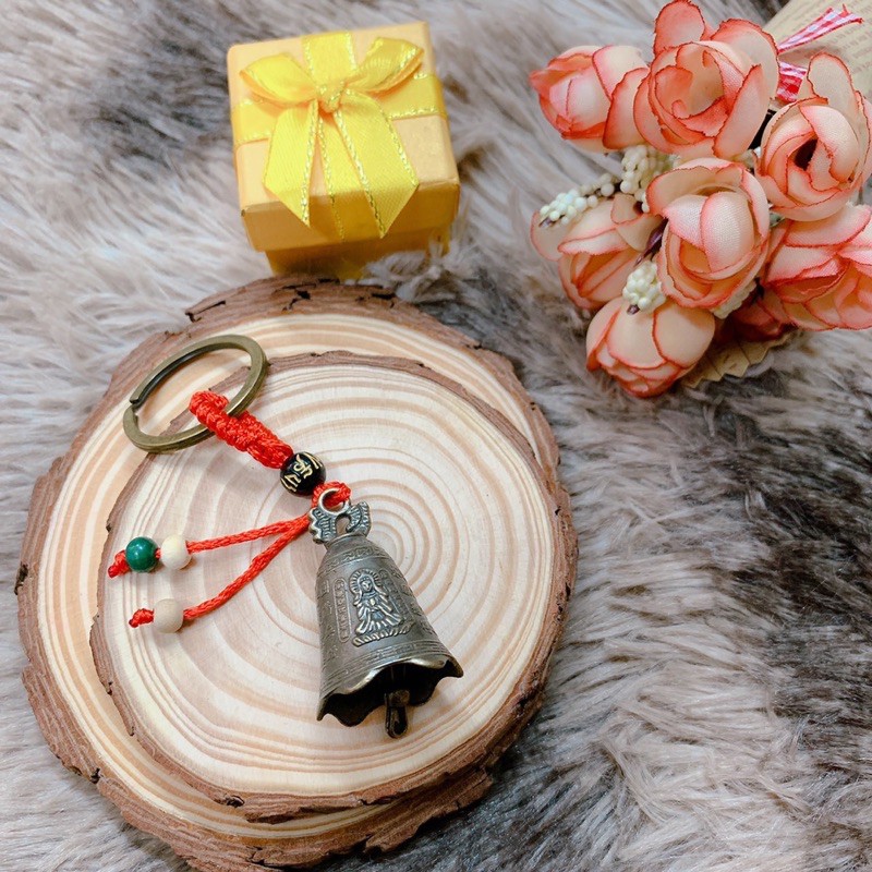 Móc khoá chuông phật giáo bình an may mắn
