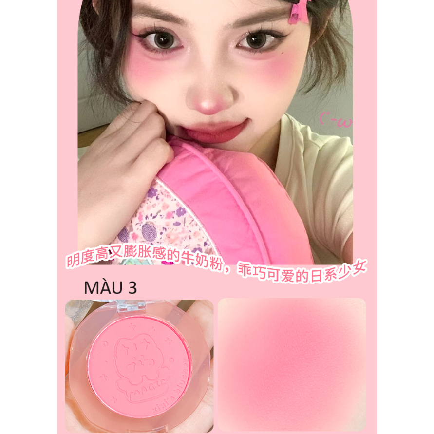 Má Hồng Phấn Má Phấn Má Hồng Má Hồng XIXI BLUSHER Làm Sáng Da Trang Điểm Rạng Ngời - D574 - MyphamMi