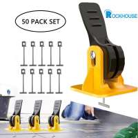 【Rockhouse】 Reusable Tile Leveling Spacer Set with 50 TPins for Flooring and Wall Projects [New Products]